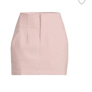 Chic Blush Pink Mini Skirt